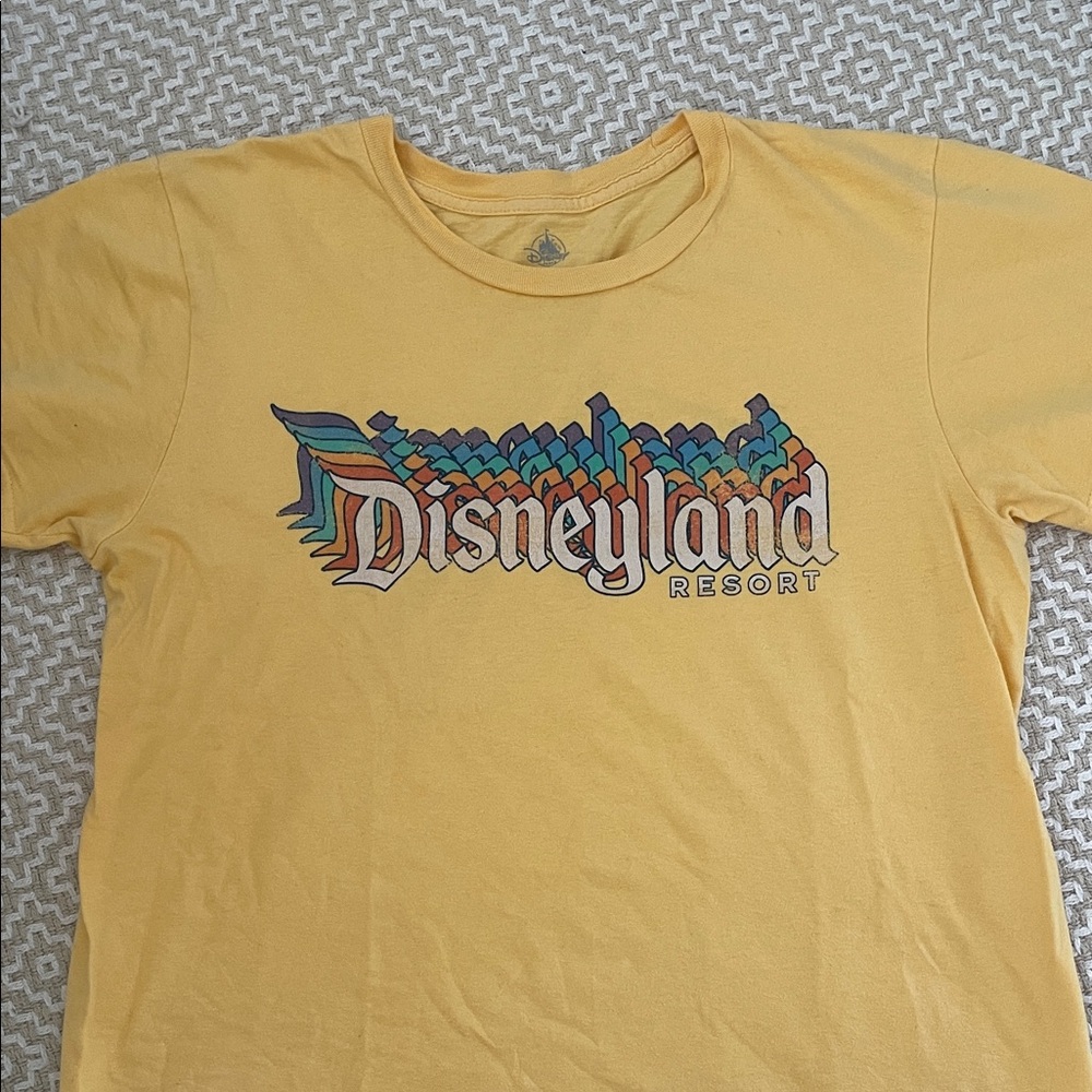 Disneyland Resort Mustard Short Sleeve Tee